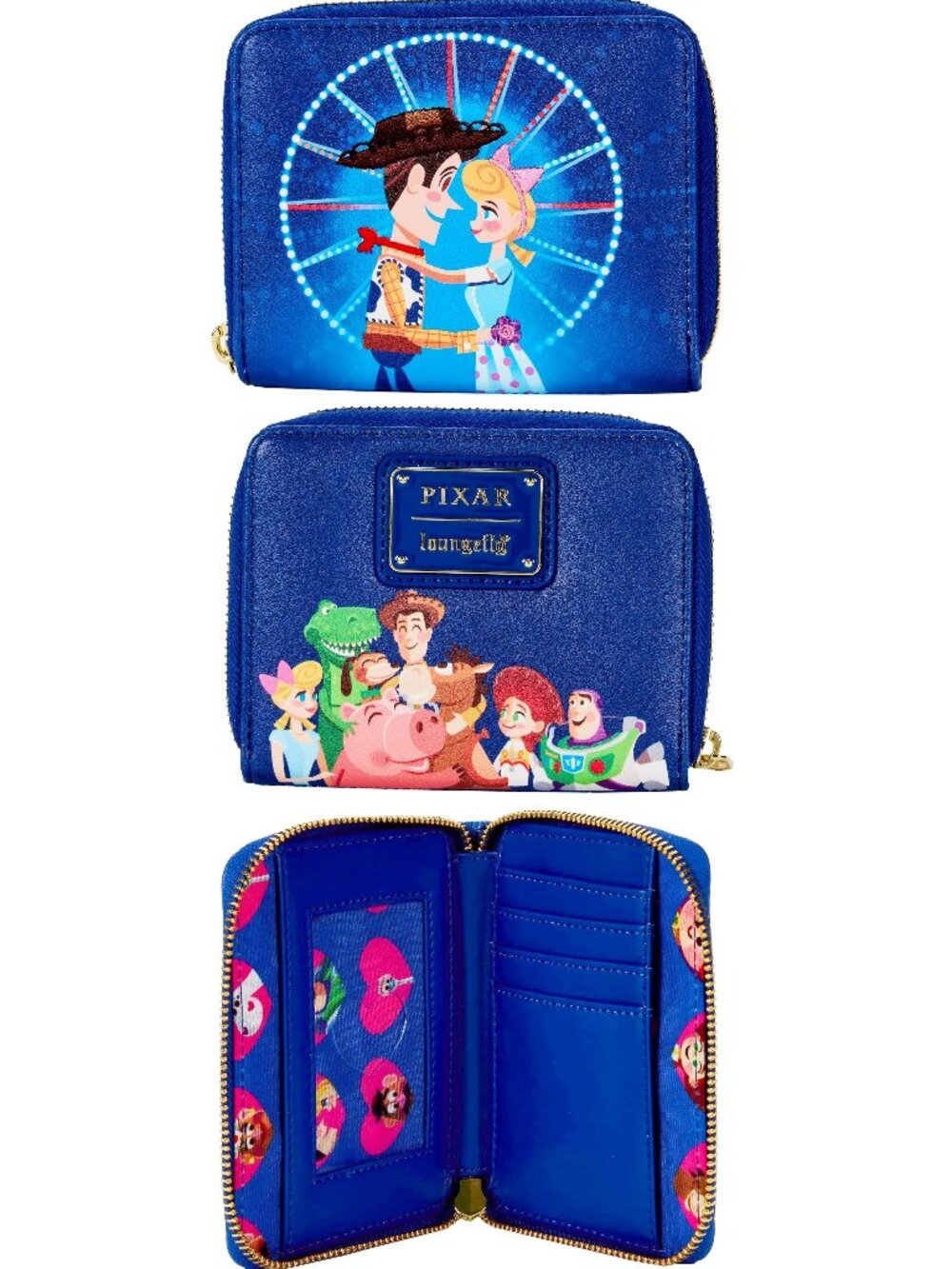 NEW WOMEN'S LOUNGEFLY x DISNEY PIXAR TOY STORY CLUTCH WALLET ZIPPER BAG